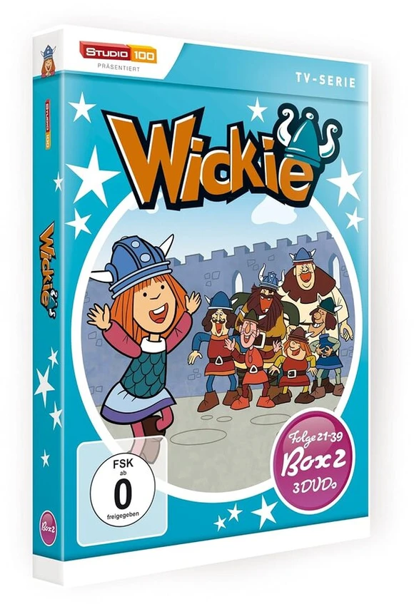 Vinilinė plokštelė Vickis ir stiprūs vyrai - Box 2, serijos 21-39 [3 Dvd]