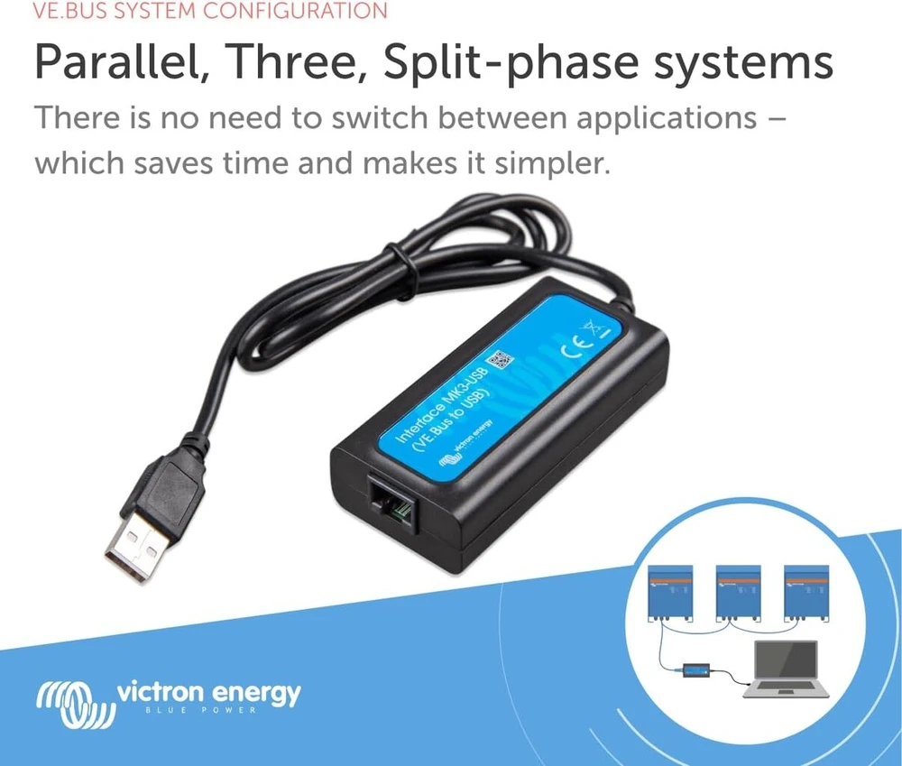 Victron Energy sąsaja Mk3-usb (ve.bus į Usb) - Ass030140000