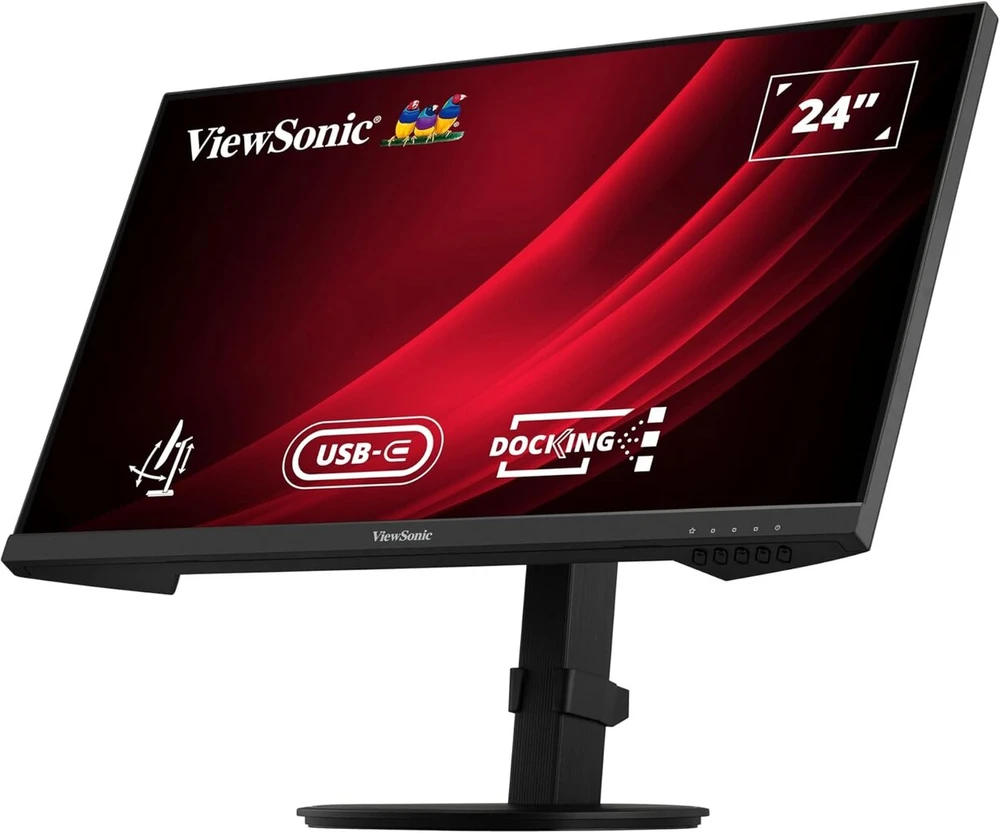 Viewsonic Vg2409-mhdu-2 24” Fhd 100hz berėmis Ips monitorius su Usb-c jungtimi, Hdmi, Displayport įvestimi/išvestimi, Usb, ergonomišku stovu namams ir biurui
