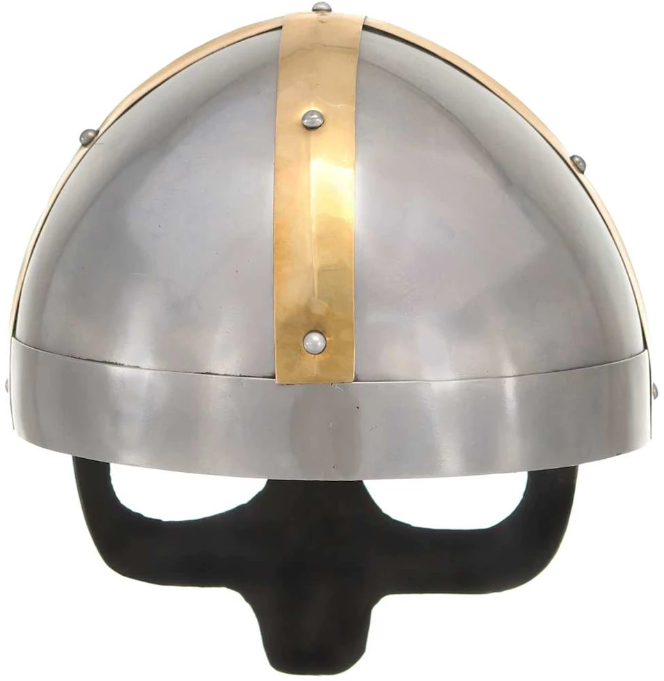 Vikingų šalmas, sidabrinis, plienas, antikvarinė kopija