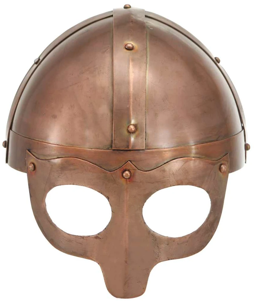 Vikingų šalmas, vario, plienas, antikvarinė kopija
