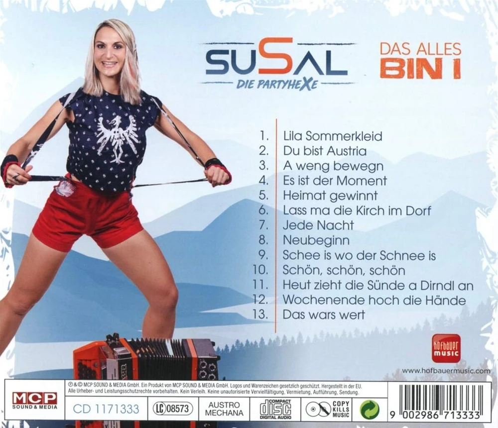 Vinilinė plokštelė Das alles bin i