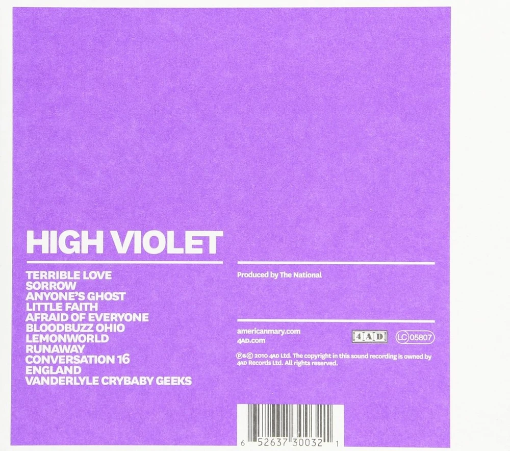 Vinilinė plokštelė High Violet