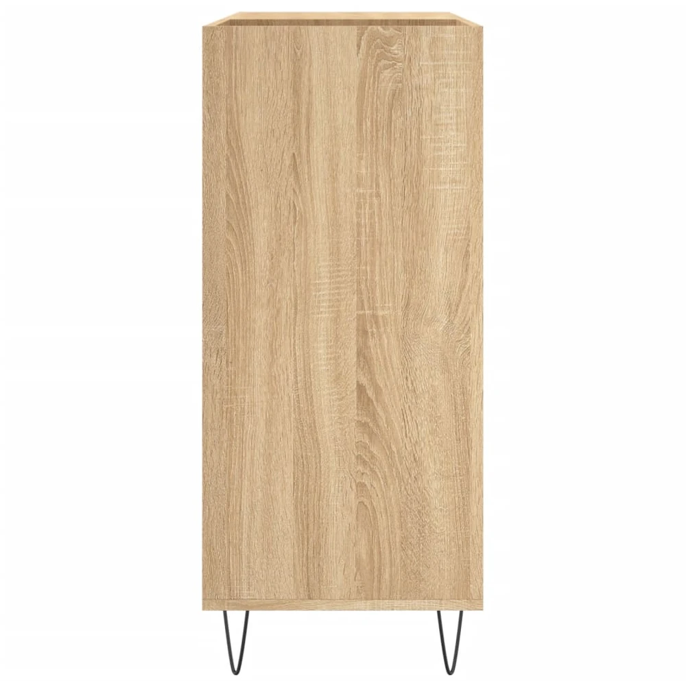 Vinilinė plokštelė Vinilinių plokštelių spintelė, ąžuolo, 84,5x38x89cm, mediena