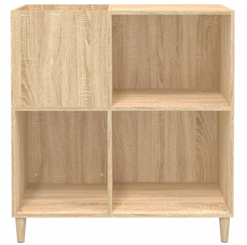 Vinilinė plokštelė Vinilinių plokštelių spintelė, ąžuolo, 84,5x38x89cm, mediena