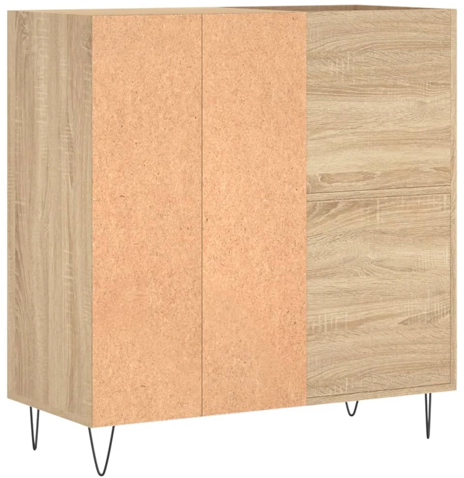 Vinilinė plokštelė Vinilinių plokštelių spintelė, ąžuolo, 84,5x38x89cm, mediena