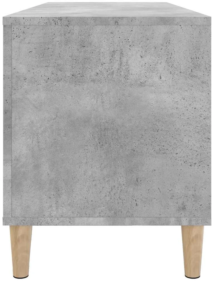 Vinilinė plokštelė Vinilinių plokštelių spintelė, betono, 100x38x48cm, mediena