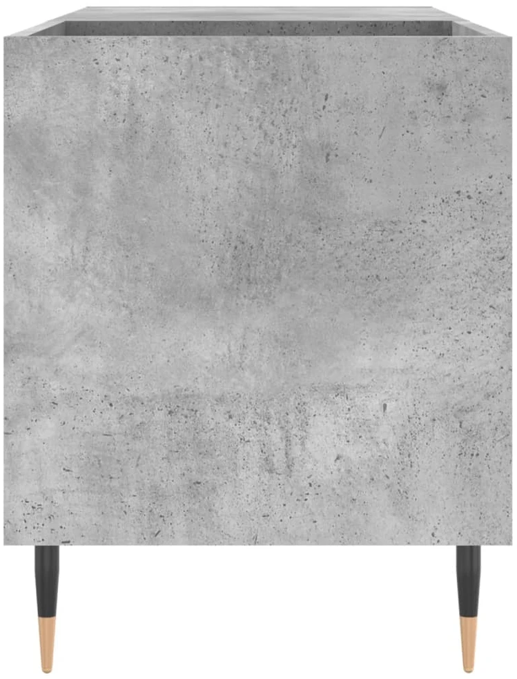Vinilinė plokštelė Vinilinių plokštelių spintelė, betono, 85x38x48cm, mediena