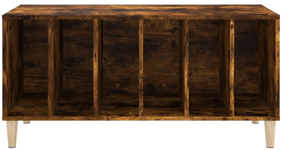 Vinilinė plokštelė Vinilinių plokštelių spintelė, dūminė, 100x38x48cm, mediena