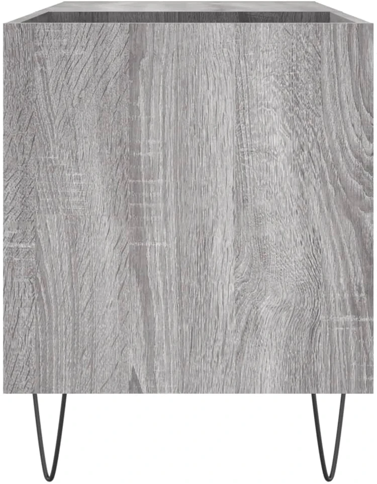 Vinilinė plokštelė Vinilinių plokštelių spintelė, pilka, 85x38x48cm, mediena