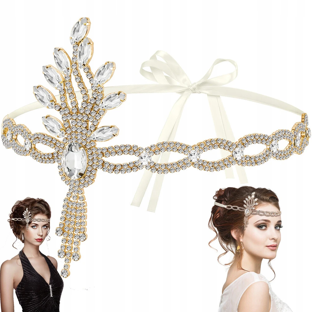 Vintage stiliaus tiara 1920 m. lapų medaliono galvos juosta vestuvių tema jaunavedžių vakarėliui