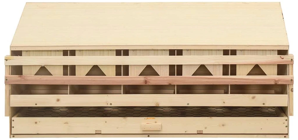 Vištų perėjimo lizdas, 5 sekcijos, 117x33x54cm, pušies masyvas