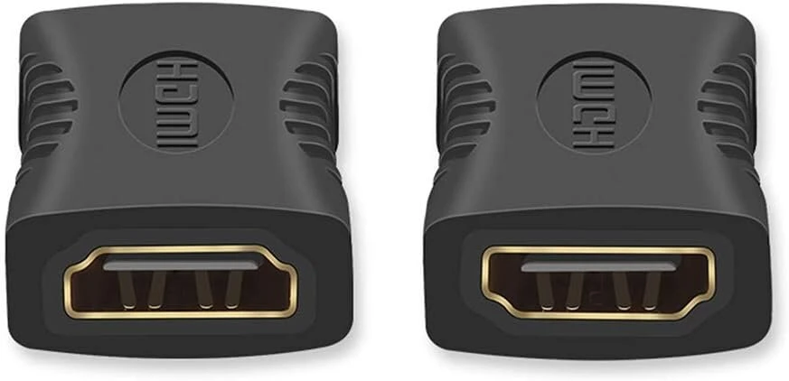 Vmojo 2 x Hdmi adapterio jungtis Hdmi moteriška į Hdmi moterišką A tipo Full Hd 1080p Hdr Arc didelės spartos su Ethernet paauksuotais kontaktais