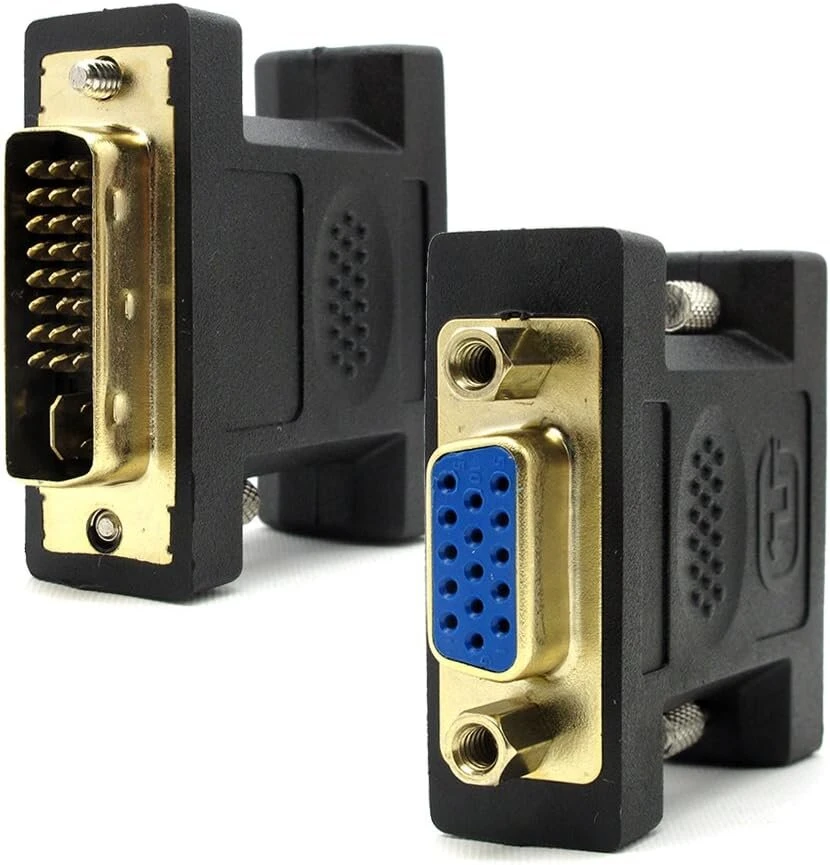 Vmojo Dvi į Vga adapteris Dvi-i 24+5 kištukas į Vga Hd15 lizdą skaitmeninis į analoginį adapteris