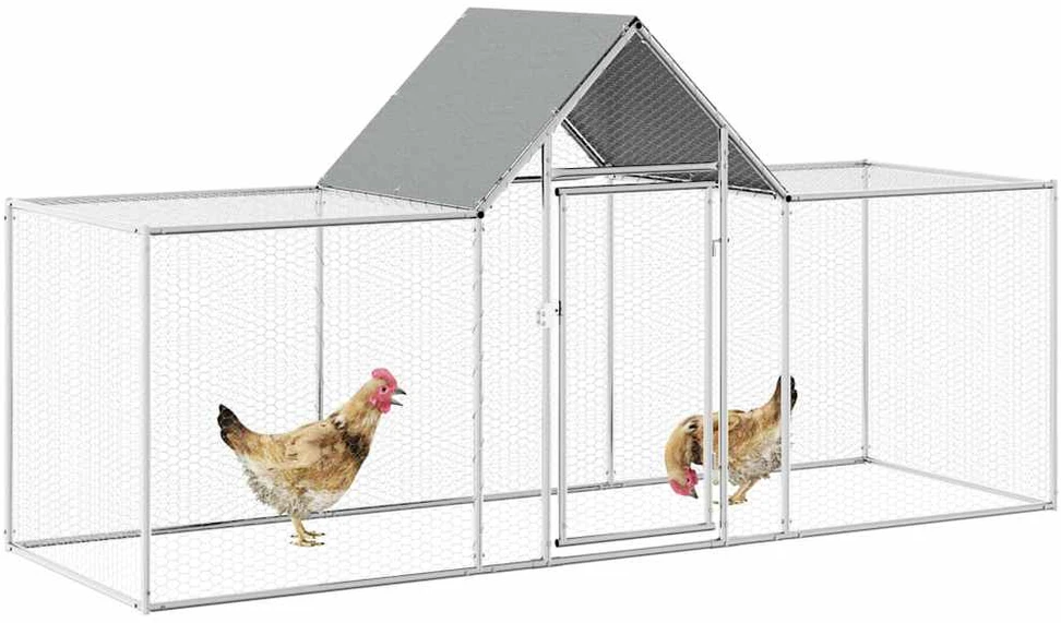 Voljeras viščiukams, 3x1x1,5m, galvanizuotas plienas