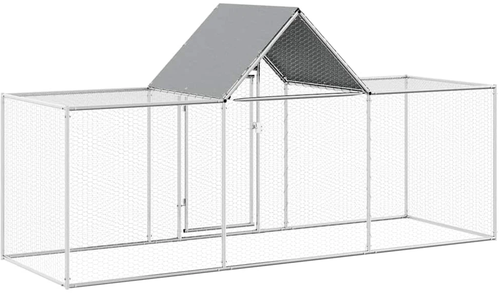 Voljeras viščiukams, 3x1x1,5m, galvanizuotas plienas