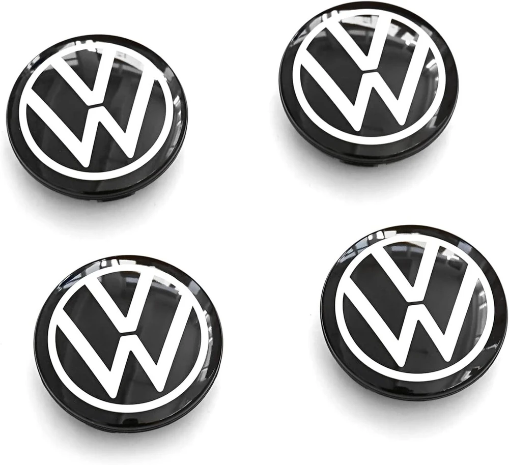 Volkswagen 10a071213 ratų stebulių gaubteliai (4 vnt.) Dynamic Vw Logo ratų apdaila