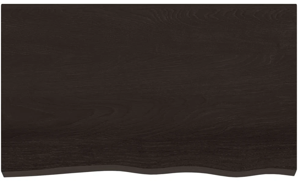 Vonios stalviršis, tamsiai rudas, 100x60x(2-4) cm, mediena