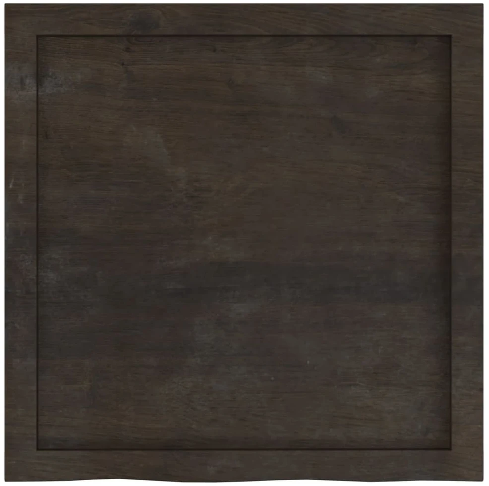Vonios stalviršis, tamsiai rudas, 60x60x(2-4) cm, mediena