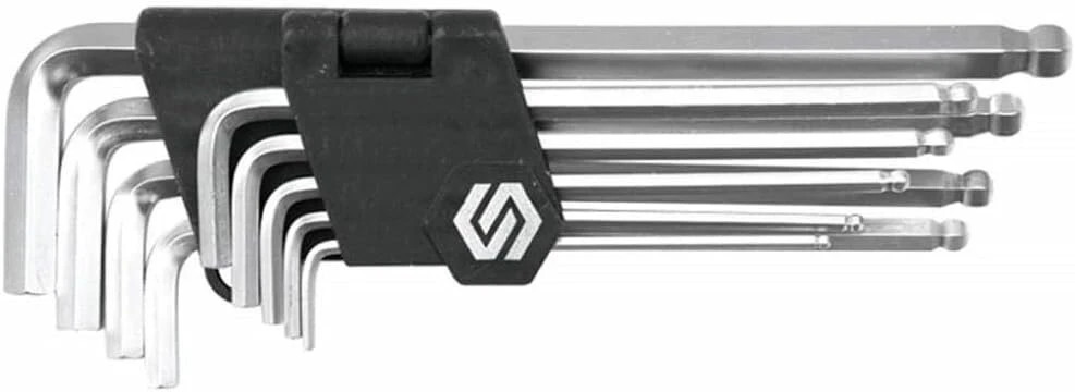 Vorel 56475 Šešiakampiai Raktai su Rutuliniu Galu 9vnt 2.5-10mm Crv