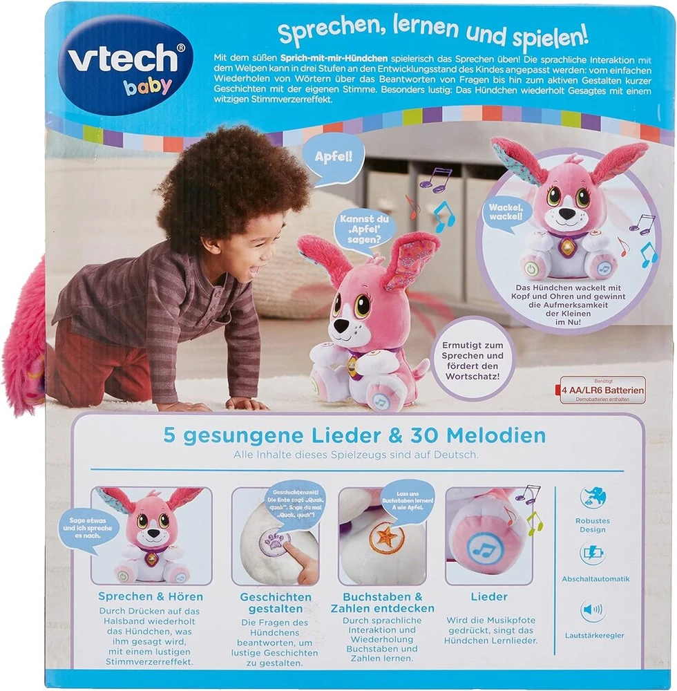 Vtech šuniukas kalbėk su manimi, rožinis