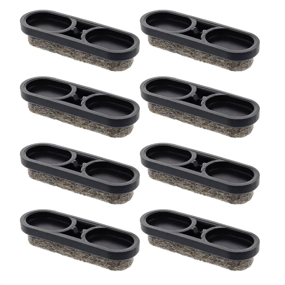 Wagner Quickclick® tandeminių kėdžių slydimo elementai // 8 keičiamų slydimo elementų rinkinys // "ultrasoft" skersmuo 39 x 12 mm - 15899000