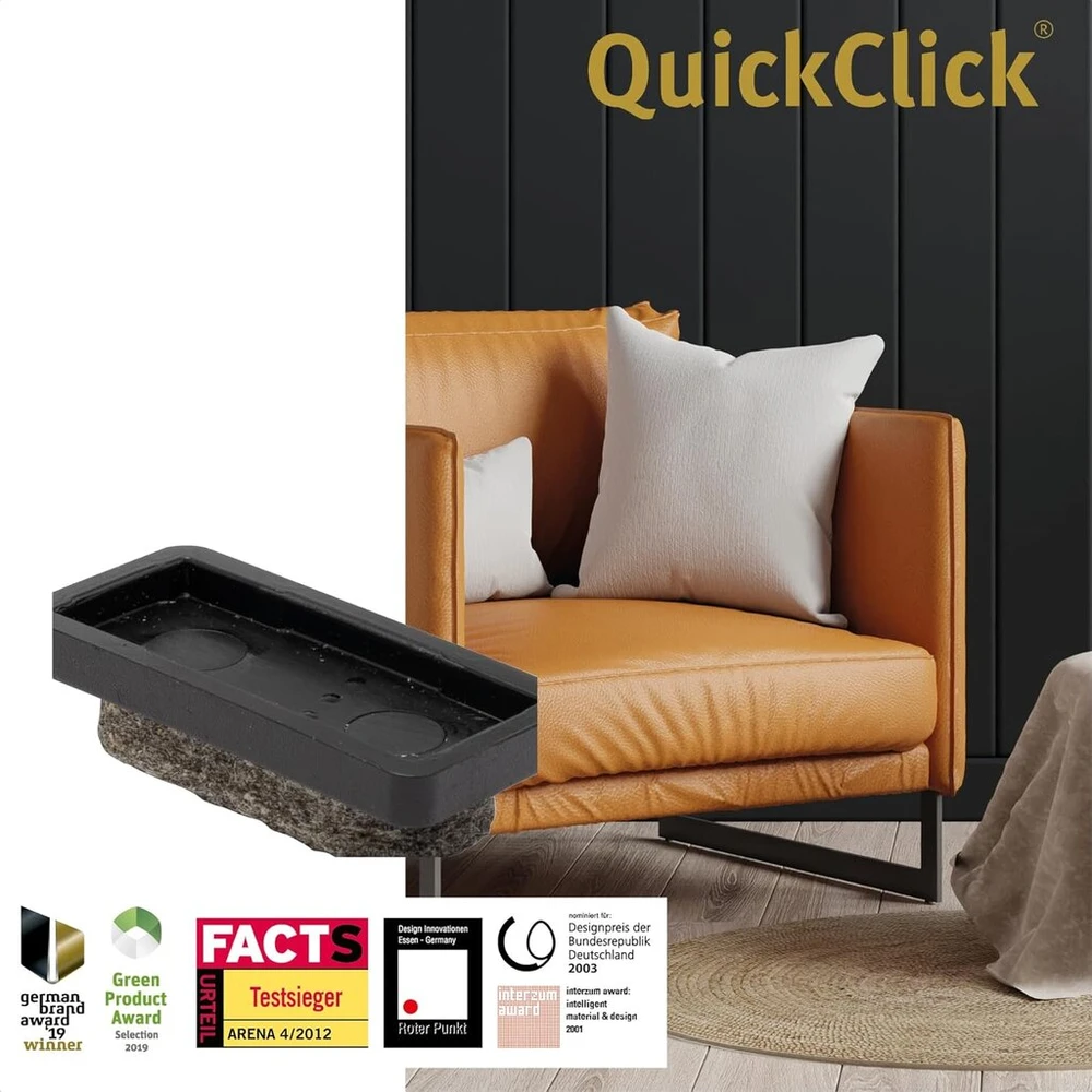 Wagner Quickclick Veltinio Veltinukai, 8 vnt., 32x15 mm