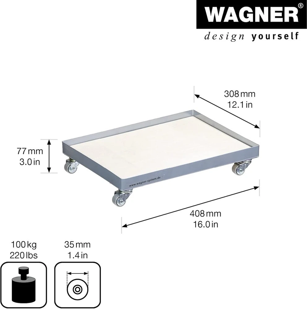 Wagner Transporto pagalbininkas Bottle Butler; 40,8x30,8cm / Mm1184