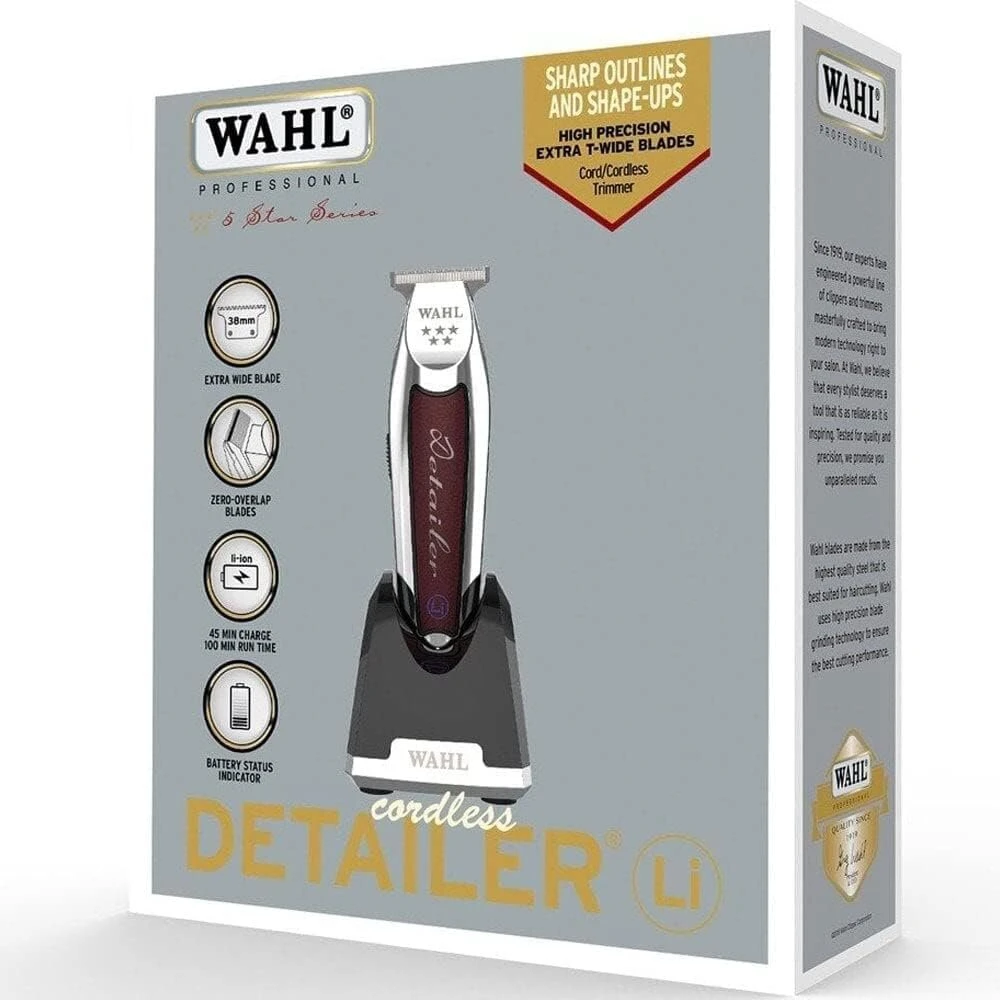 Wahl Professional 8171 Cordless Detailer Li plaukų kirpimo mašinėlė su laidu/baterija