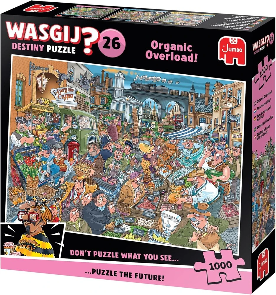 Wasgij Destiny 26 - Biological Surplus - Organic Overload - dėlionė suaugusiems - juokinga - kartonas 100% perdirbtas - 1000 detalių Jumbo