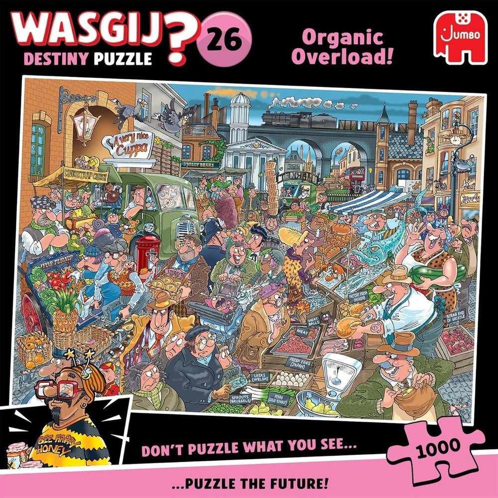 Wasgij Destiny 26 - Biological Surplus - Organic Overload - dėlionė suaugusiems - juokinga - kartonas 100% perdirbtas - 1000 detalių Jumbo