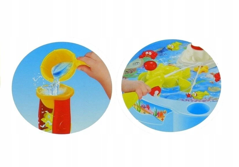 Water Table STALAS, VANDENS STALAS 2in1, ŽVEJYBA 25el. ŠVIEČIA ŽAIDIMAS
