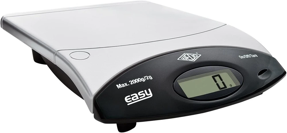 Svarstyklės Wedo 482200 Easy Scales 2000g/1g šviesiai pilka/juoda sidabrinė/juoda