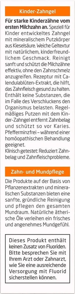 Weleda vaikiškas dantų gelis, natūralios kosmetikos dantų pasta natūraliai pieninių dantų ir vaikų bei kūdikių dantenų priežiūrai, apsauga nuo dantų ėduonies, be fluorido (1 x 50 ml)
