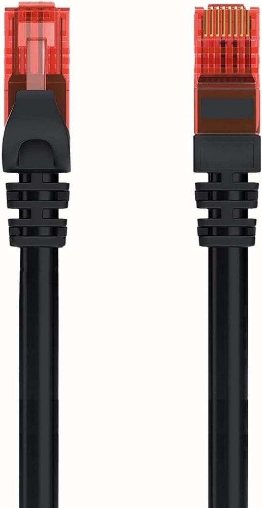 Welly Enjoy Wy40153 tinklo patch kabelis, 6 kategorija, U/utp Ethernet Gigabit Lan Rj45, 3 m, Pvc Cu Awg 26/7, juodas