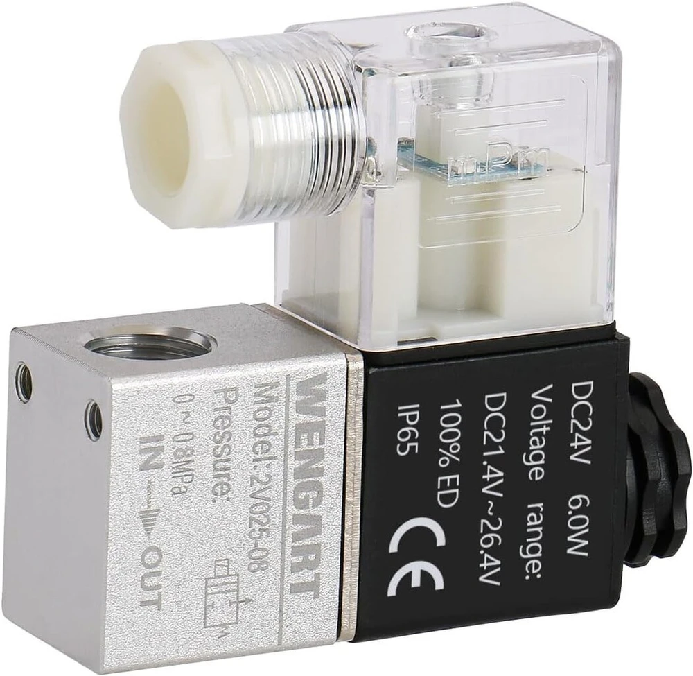 Wengart Pneumatinis Vožtuvas 1/4" Pt 2v025-08 Dc 24v