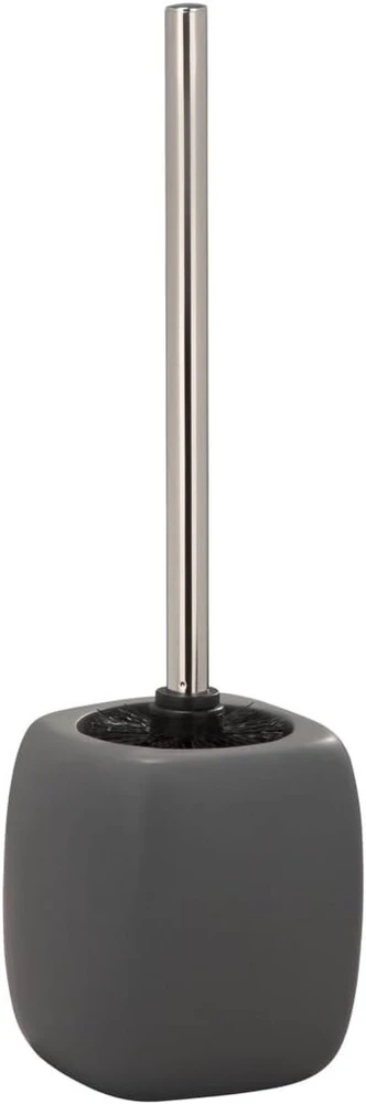 Wenko 20025100 wc šepetėlių rinkinys Faro pilkas, keraminis, 12 x 40 x 12 cm, pilkas
