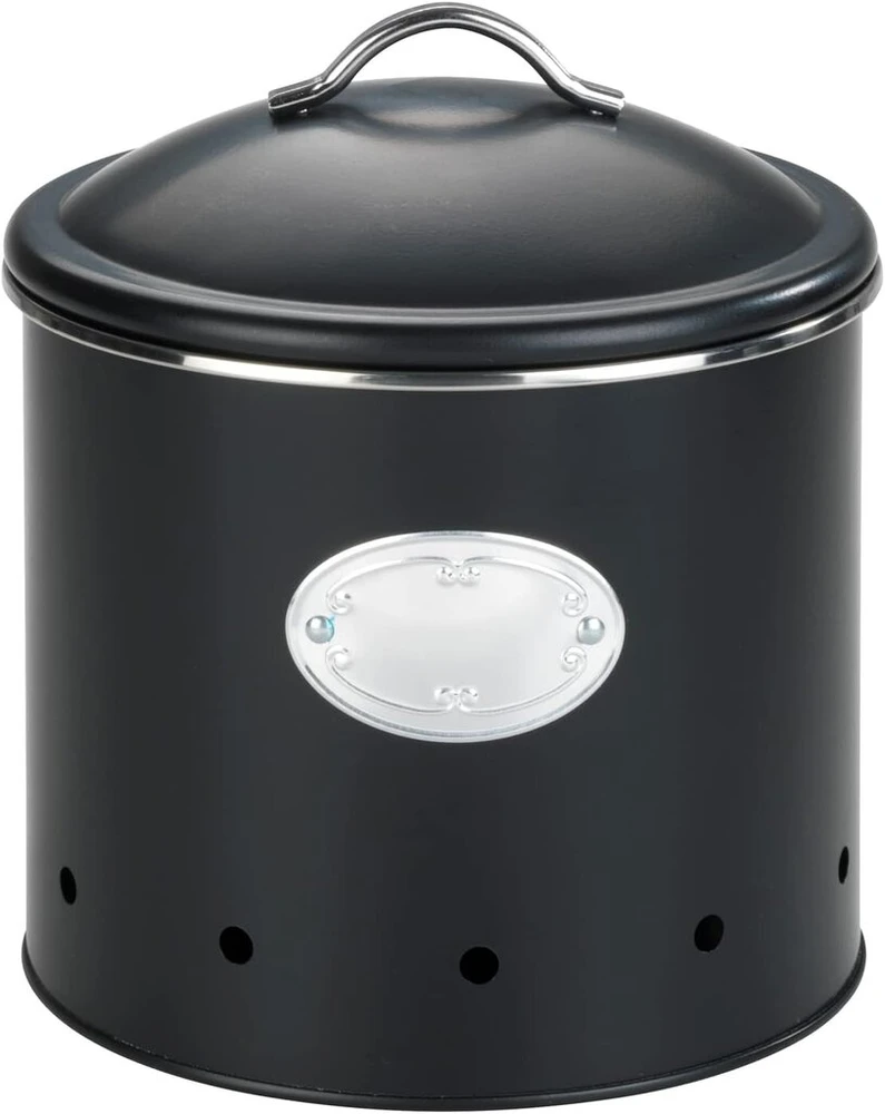 Wenko Nero maisto laikymo indas, 4l, juodas, su oro skylutėmis