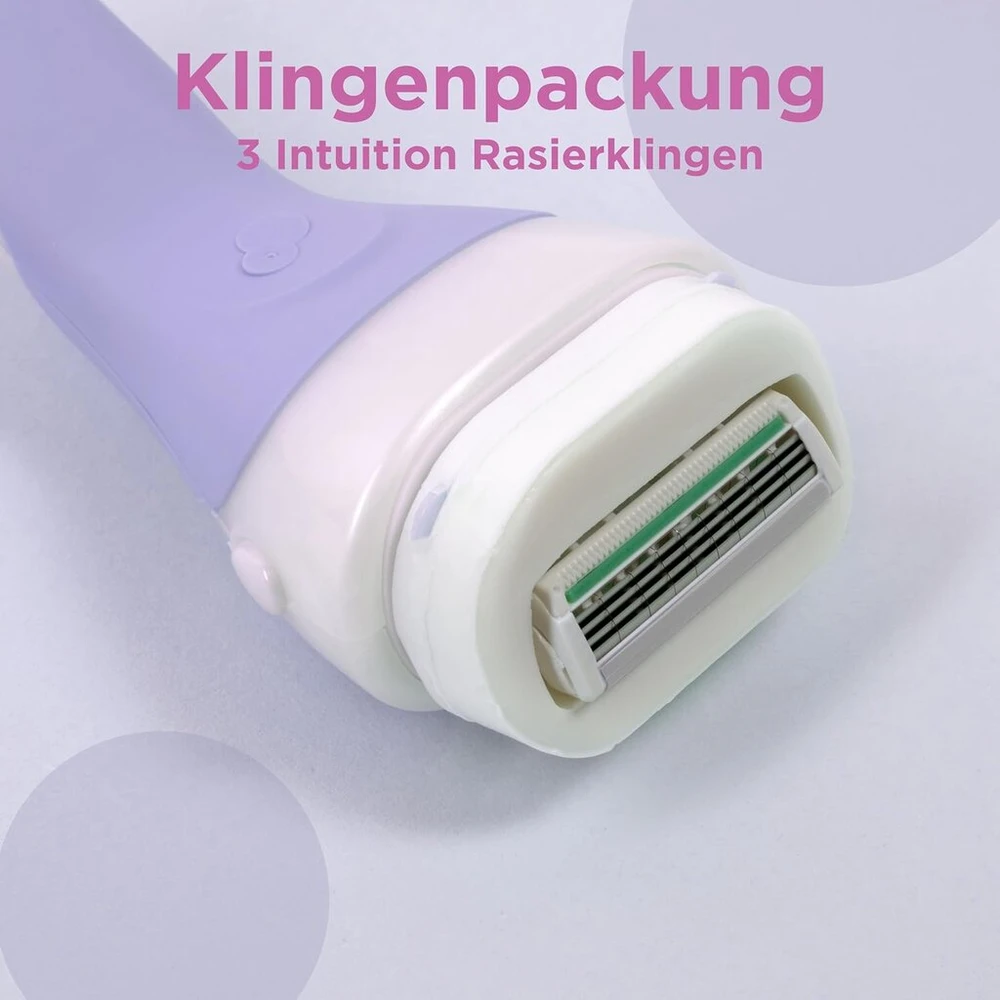 Wilkinson Sword Intuition Dry Skin skutimosi peiliukai moterims, 3 vnt.
