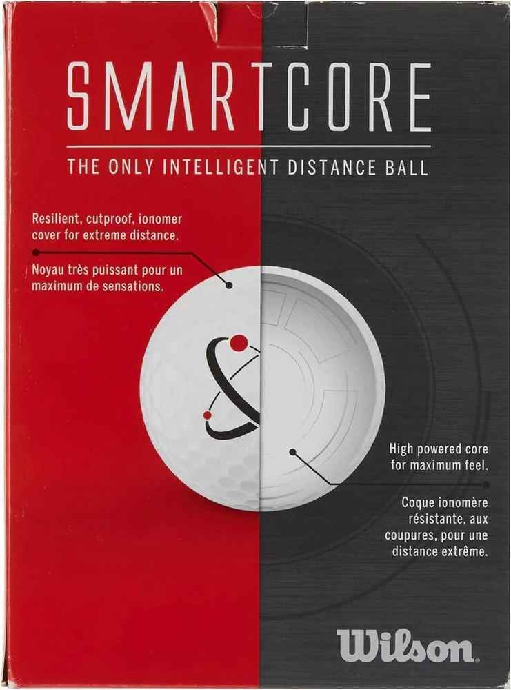 Wilson Smartcore Straight Distance golfo kamuoliukai, 2 tuzinai