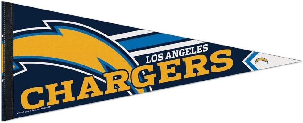 Wincraft San Diego Chargers didelis logotipas, aukščiausios kokybės Nfl futbolo vėliavėlė