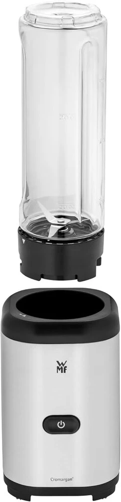 Wmf Kult Mix & Go Mini kokteilių plaktuvas, plaktuvas, elektrinis trintuvas, 300 W, tritan plastiko butelis