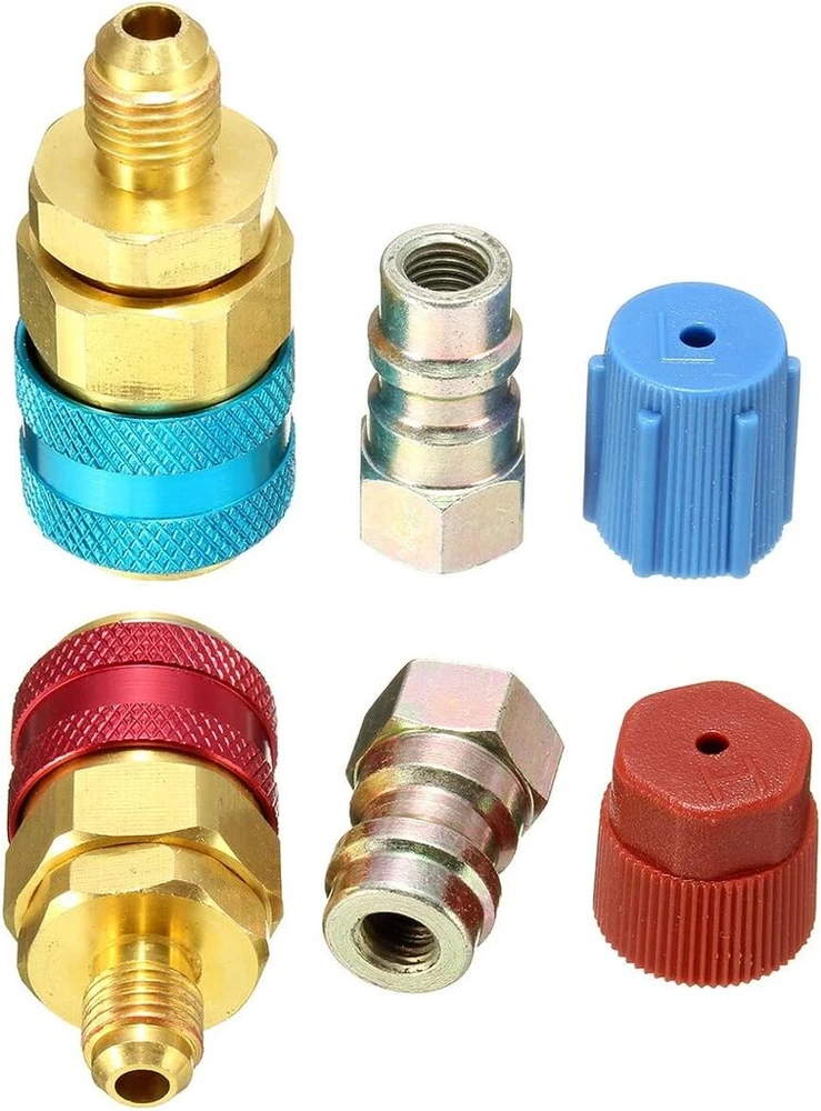 Wobekuy žemo slėgio prailginimo adapteris R134a freono greito sujungimo adapteris automobilių oro kondicionavimo priedai