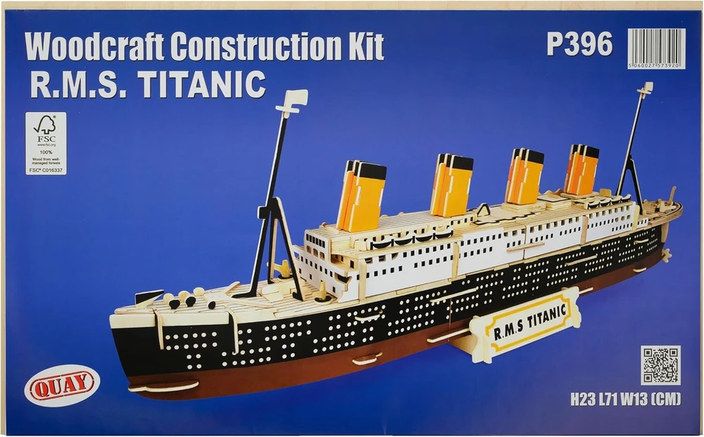 Wood Trick Quay R.m.s. Titanic Woodcraft konstravimo rinkinys Fsc