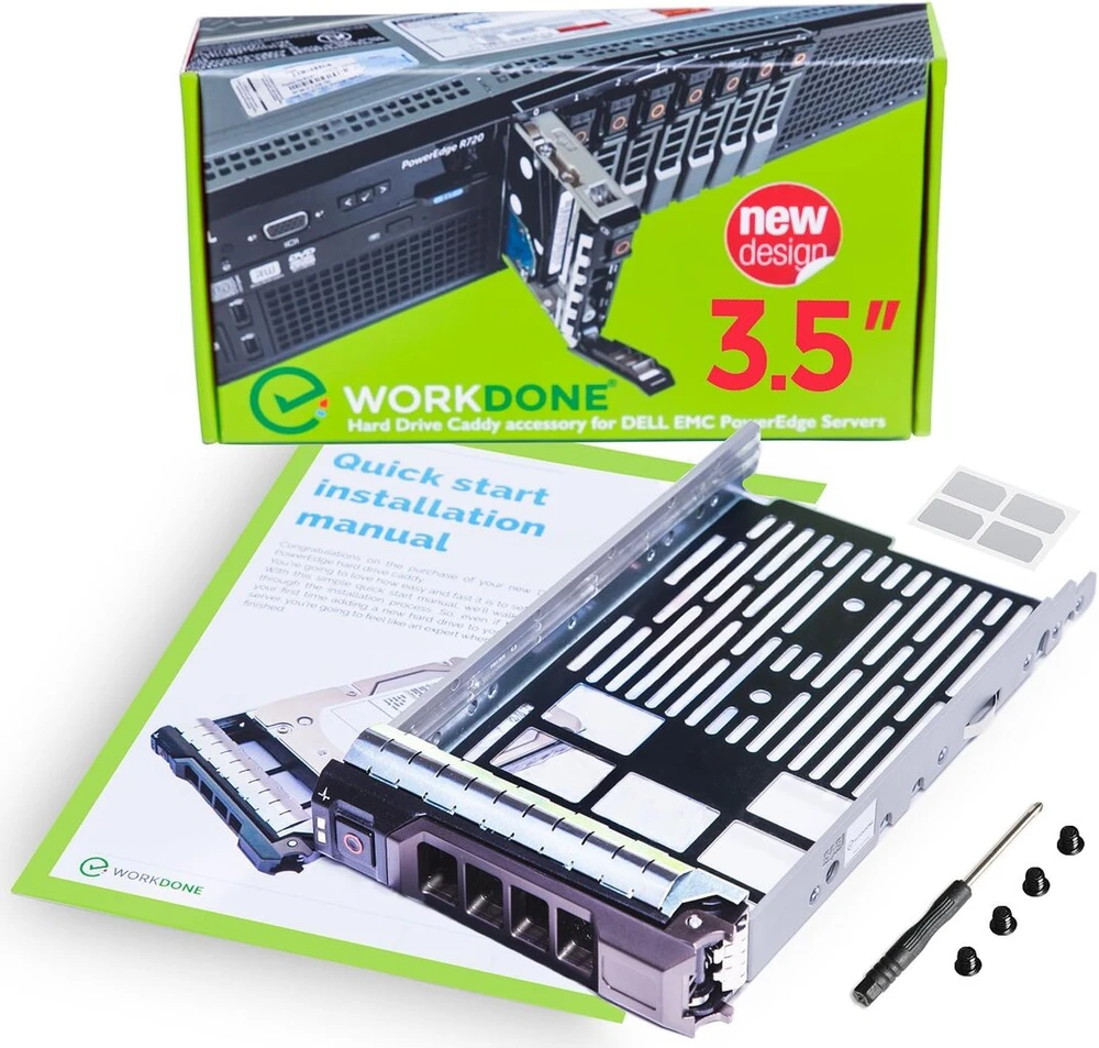 Workdone 3.5" Caddy serveriams Dell Poweredge