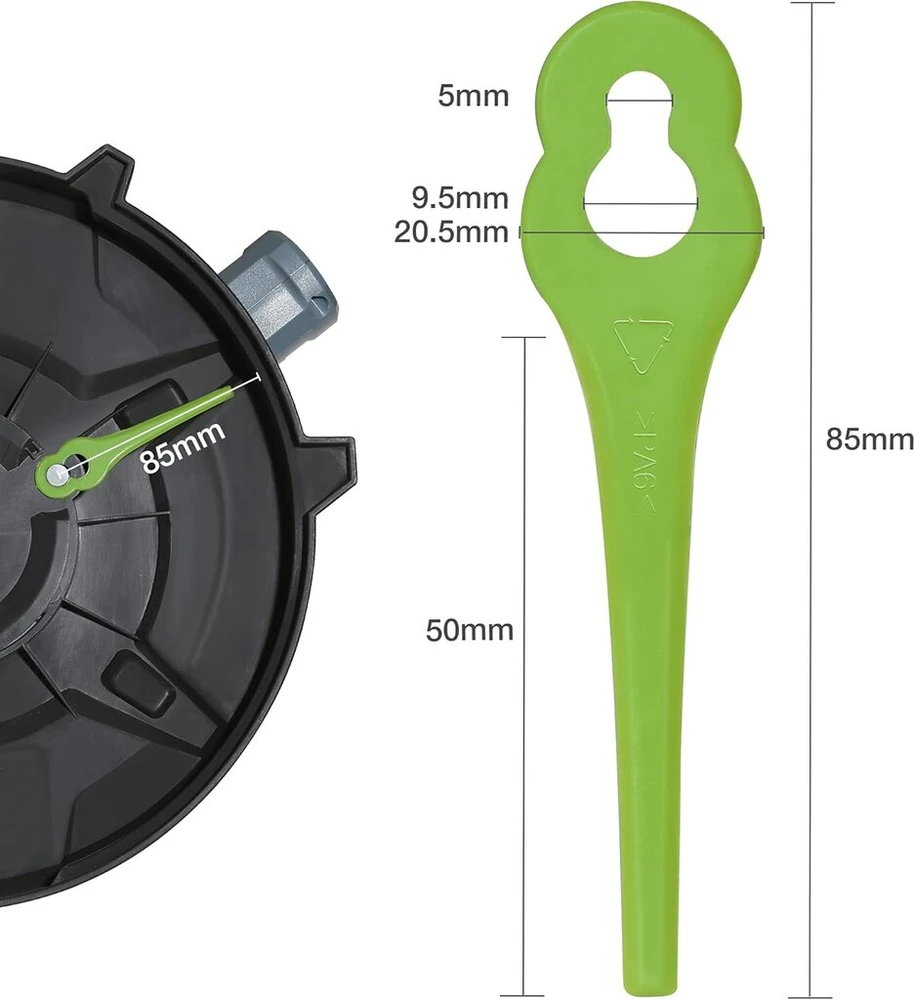 Workpro akumuliatorinis vejos pjoviklis 20 V su 2,0 Ah akumuliatoriumi ir greituoju įkrovikliu, 25 cm pjovimo plotis, 90° besisukanti trimerio galvutė, teleskopinė rankena, 20 dalių, įskaitant nailoninę mentę sodui