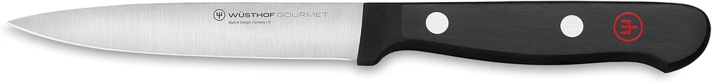 Wüsthof Gourmet daržovių peilis 10 cm juodas / sidabrinis