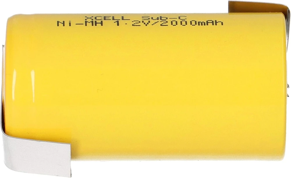Atminties kortelė Xcell Sub-c akumuliatoriaus elementas – 2000 Mah / 1,2 V / Nimh su Z litavimo ąsele – aukštos kokybės prekės ženklo elementas pramoninės kokybės