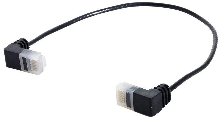 Xiwai itin plonas cat6 ethernet kabelis rj45 kampinis 25 cm utp tinklo kabelis patch kabelis 90 laipsnių cat6a lan nešiojamam kompiuteriui maršrutizatoriui tv box