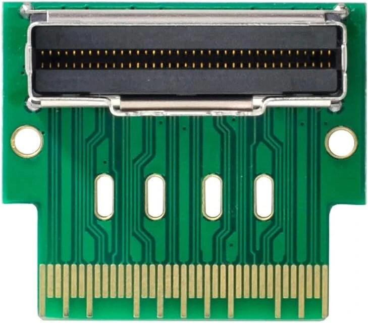 Xiwai Pci-e Slimline Sas 4.0 Sff-8654 8i 74pin į Sff-8654 74pin jungtis iš tėviškos į moterišką prailginimo adapterį kampuoti testavimo įrankiai